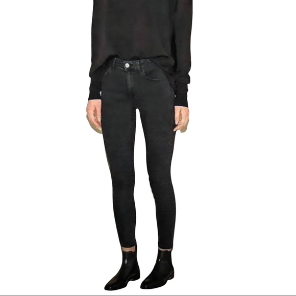 Acne Studios Skin 5 Black Skinny Jeans Size 29 - Picture 1 of 12